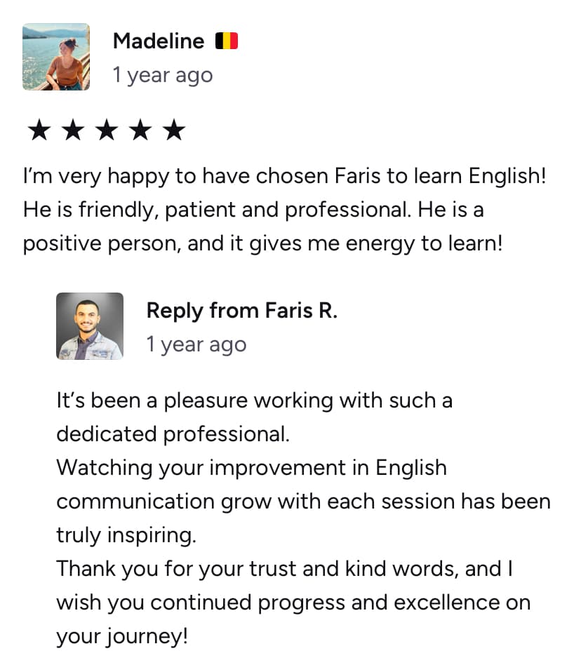 Original review screenshot - Madeline