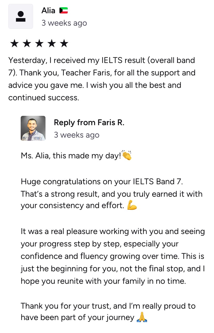 Captura original de la reseña - Alia